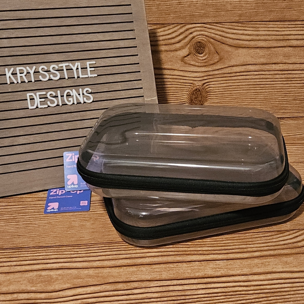 Up & Up Hard Side Zipper Pencil Case  (2)